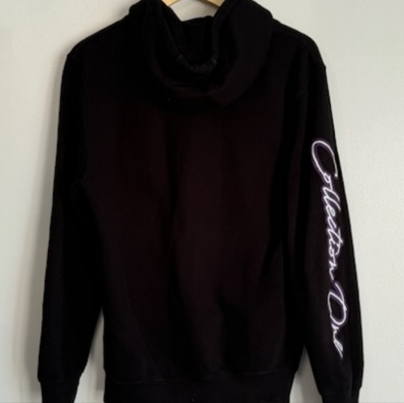 Faze Flea Lane 7 Collection One Unisex Hoodie Mens Small Black Purple Sweatshirt - Picture 2 of 8
